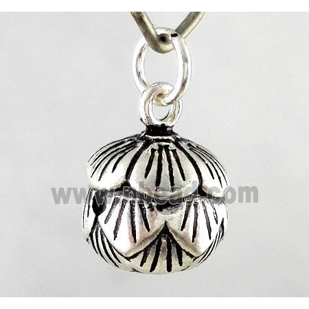 Thailand Sterling Silver pendant, antique silve