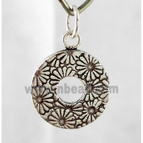 Thailand Sterling Silver pendant, antique silve