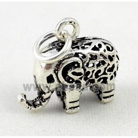 Thailand Sterling Silver pendant, antique silve