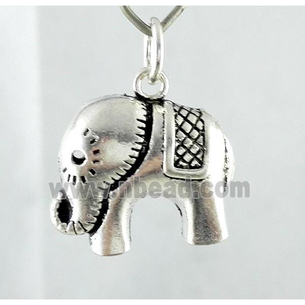 Thailand Sterling Silver pendant, antique silve