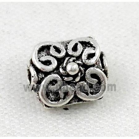 Thailand Sterling Silver bead, antique silve