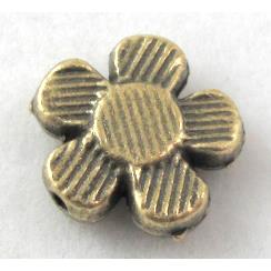 Tibetan Silver spacers, Antique Bronze