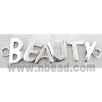 Beauty, Tibetan Silver Charms Non-Nickel