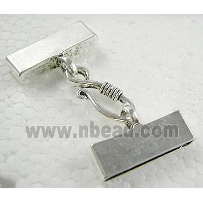 Tibetan Silver connector clasp, Non-Nickel