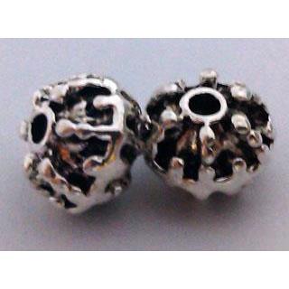 Tibetan Silver spacer bead, lead free and nickel free