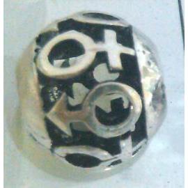 Tibetan Silver Beads, hollow, lead free and nickel free