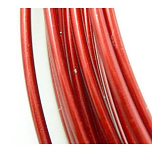 Red Aluminium flexible craft wire for necklace bacelet