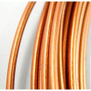 Orange Aluminium flexible craft wire for necklace bacelet