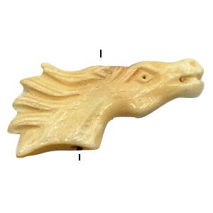 Horse, Antique cattle Bone bead