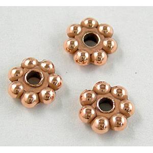 CCB Copper-Colored Plastic Daisy Bead