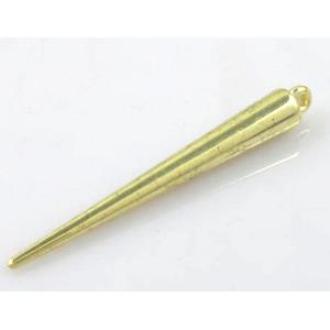 CCB bullet pendant, golden