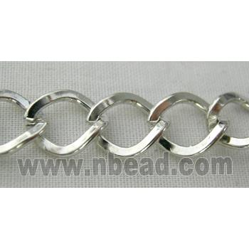 platinum plated iron Chain