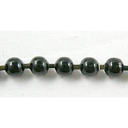 round Ball Chain, iron, black