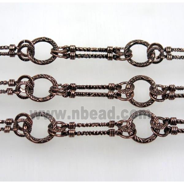 antique red Alloy Chain