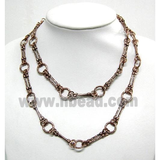 antique red Alloy Chain