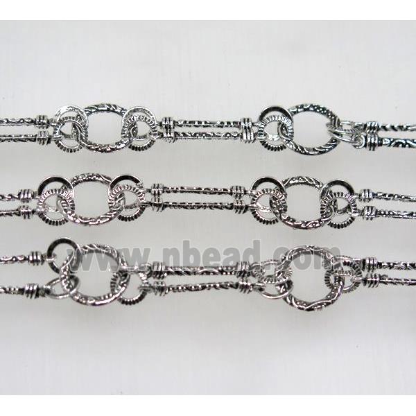 Antique Silver Alloy Chain