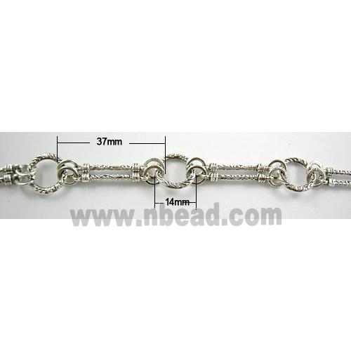 Antique Silver Alloy Chain