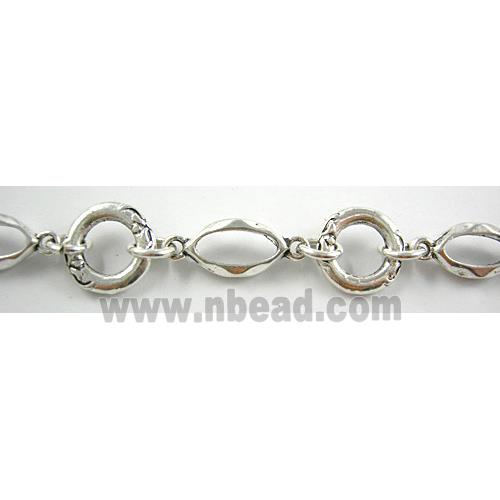 Antique Silver Alloy Chain