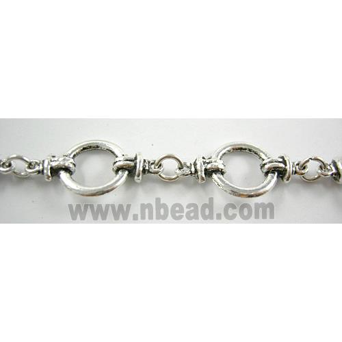 Antique Silver Alloy Chain