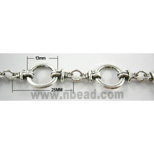 Antique Silver Alloy Chain