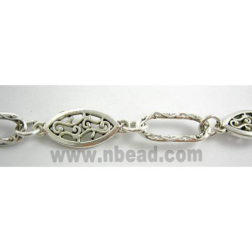 Antique Silver Alloy Chain