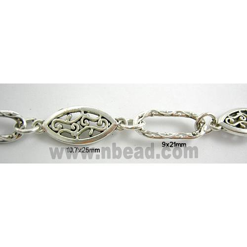 Antique Silver Alloy Chain