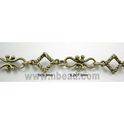 Antique Bronze Alloy Chain