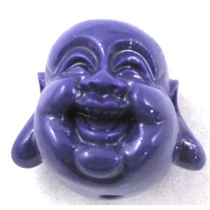 Compositive coral bead, smile buddha