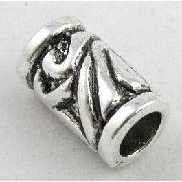 tibetan silver tube beads, Non-Nickel