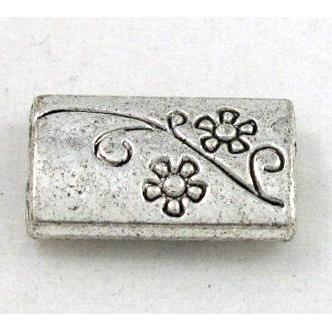 tibetan silver rectangle beads, Non-Nickel