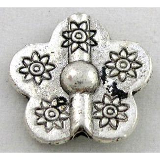 bead, tibetan silver spacer, Non-Nickel