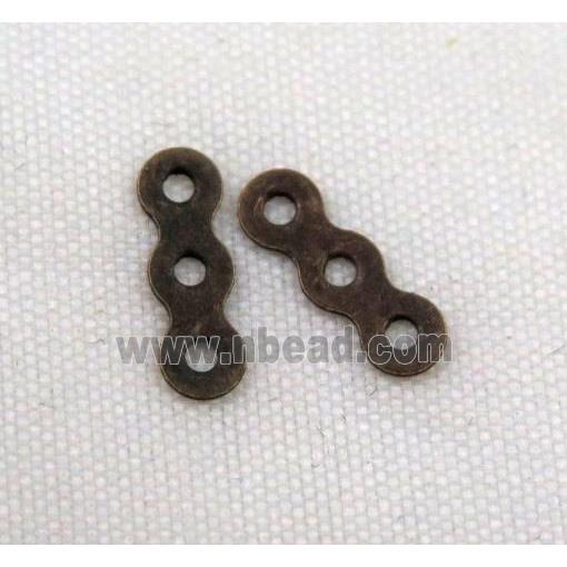 jewelry spacer bead, iron, bronze