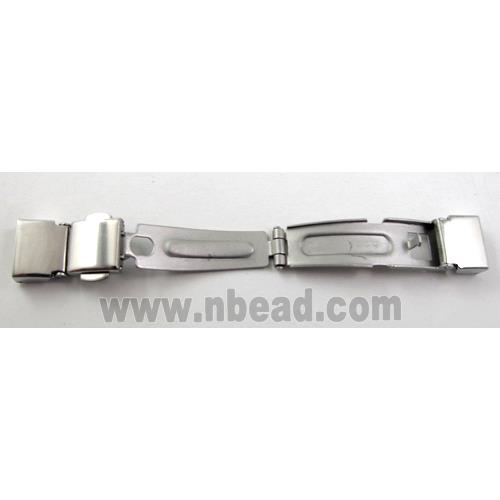 clip Watchstrap clasp, platinum plated