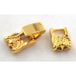 clip Watchstrap clasp, golden plated