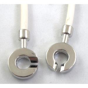 Platinum Plated alloy Clasp