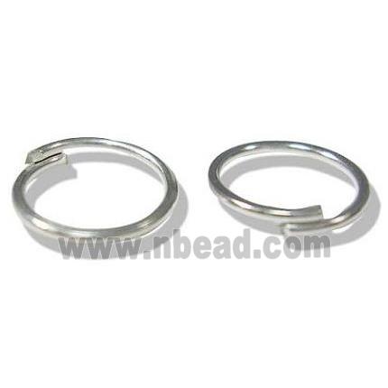 Platinum Plated Jump Ring, iron