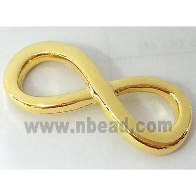 bracelet bar, alloy connector, gold