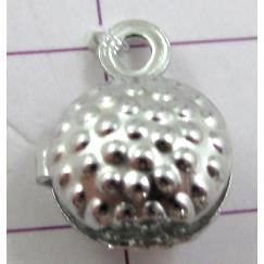 Platinum Plated Jewelry Findings Pendant, Nickel Free