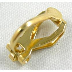 Gold Plated Copper Earring Clip , Nickel Free