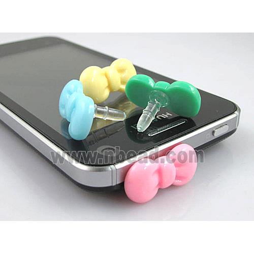 Earphone Jack Dust Cap Plug, plastic