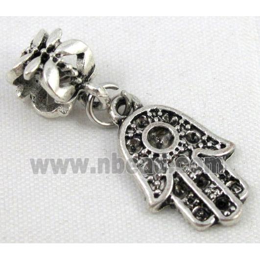 Bracelet spacer, alloy hanger, pendant