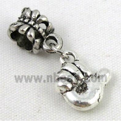 Bracelet spacer, alloy hanger, pendant