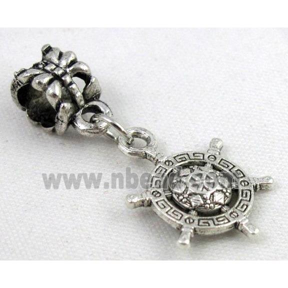 Bracelet spacer, alloy hanger, pendant