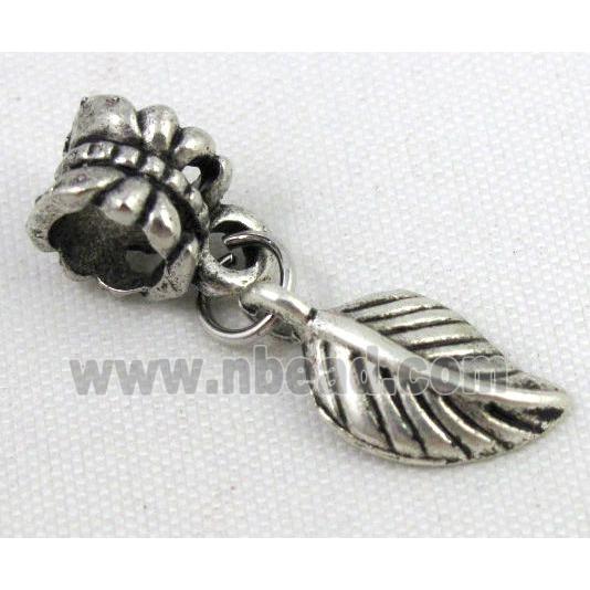 Bracelet spacer, alloy hanger, pendant