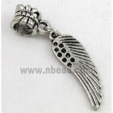 Bracelet spacer, alloy hanger, pendant