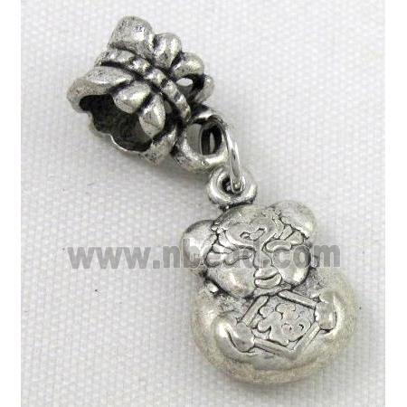 Bracelet spacer, alloy hanger, pendant