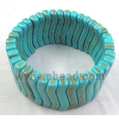 Turquoise Bracelet, stretchy