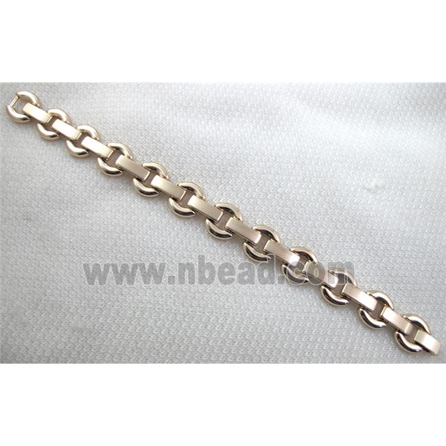 14k Gold Plated Alloy Bracelet, Nickel Free, Lead Free