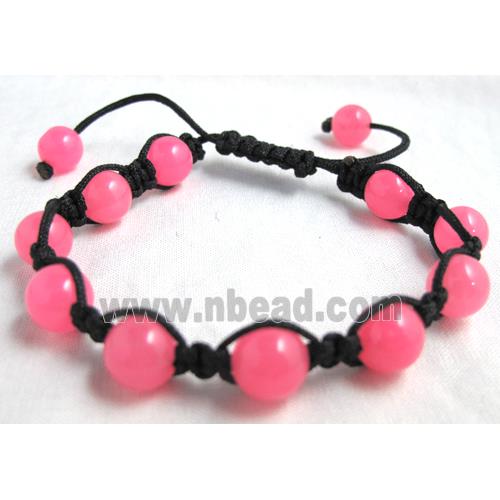 Fashion Bracelets, adjustable, jade