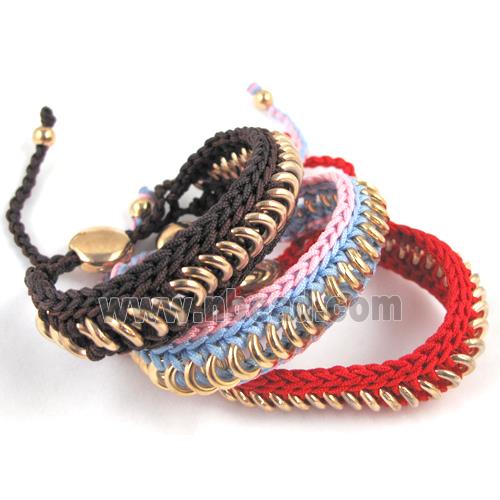 Fashion Bracelets, resizable, hand-made